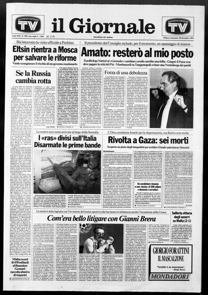 Il giornale : quotidiano del mattino